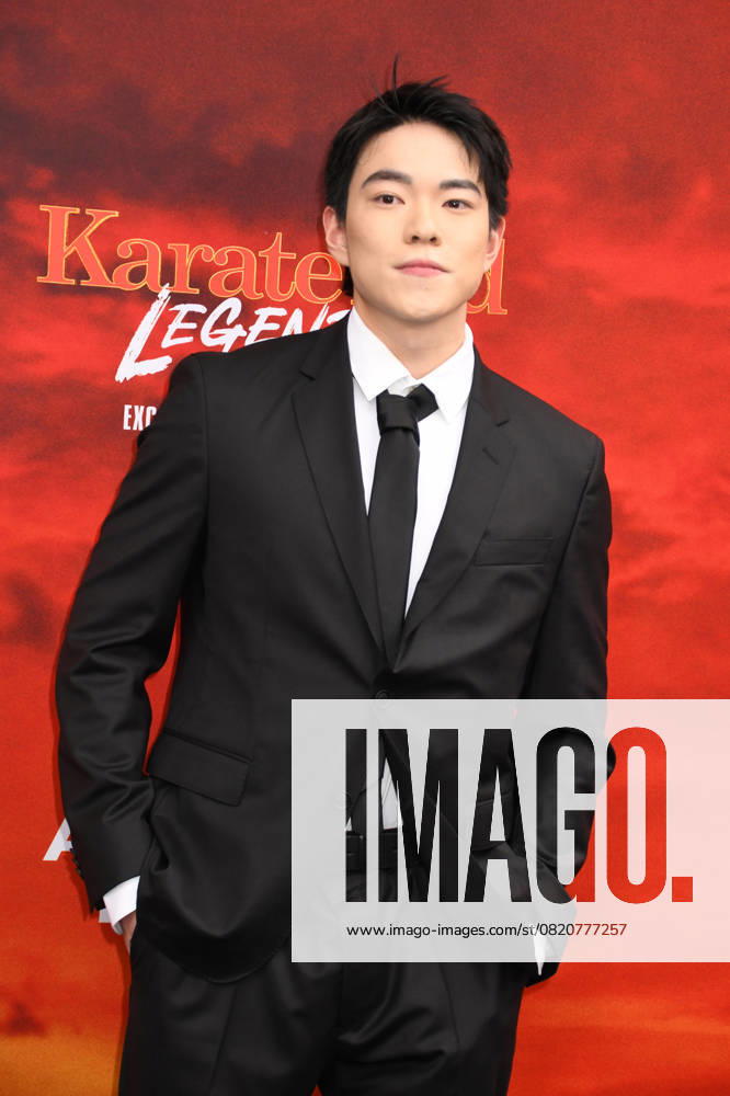 NEW YORK, NY- MAY 27: Oscar Ge at The NY World Premiere of Karate Kid: Legends on May 27, 2025 in New York City.