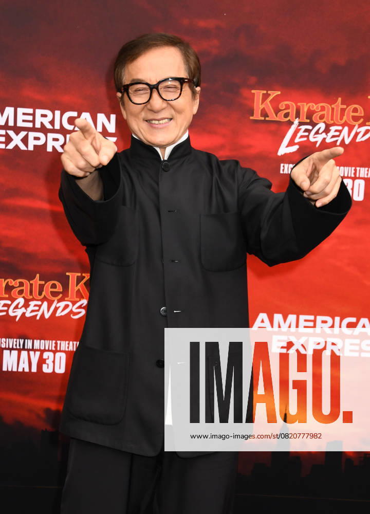 NEW YORK, NY- MAY 27: Jackie Chan at The NY World Premiere of Karate Kid: Legends on May 27, 2025 in New York City.