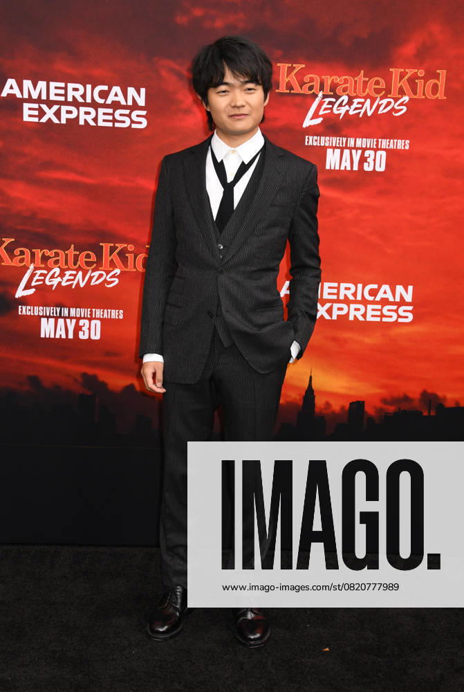 NEW YORK, NY- MAY 27: Ben Wang at The NY World Premiere of Karate Kid: Legends on May 27, 2025 in New York City.