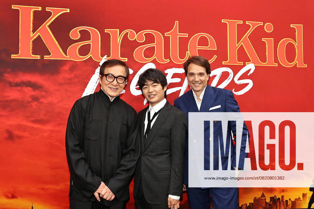 World Film premiere of Karate Kid: Legends at SVA theatre in New York Featuring: Jackie Chan, Ben Wang and Ralph Macchio Where: New York, New York, United States When: 27 May 2025 Credit: Dave Allocca StarPix for Sony Pictures INSTARimages . NOT FOR USE BY NEWSPAPERS BASED IN THE UK.