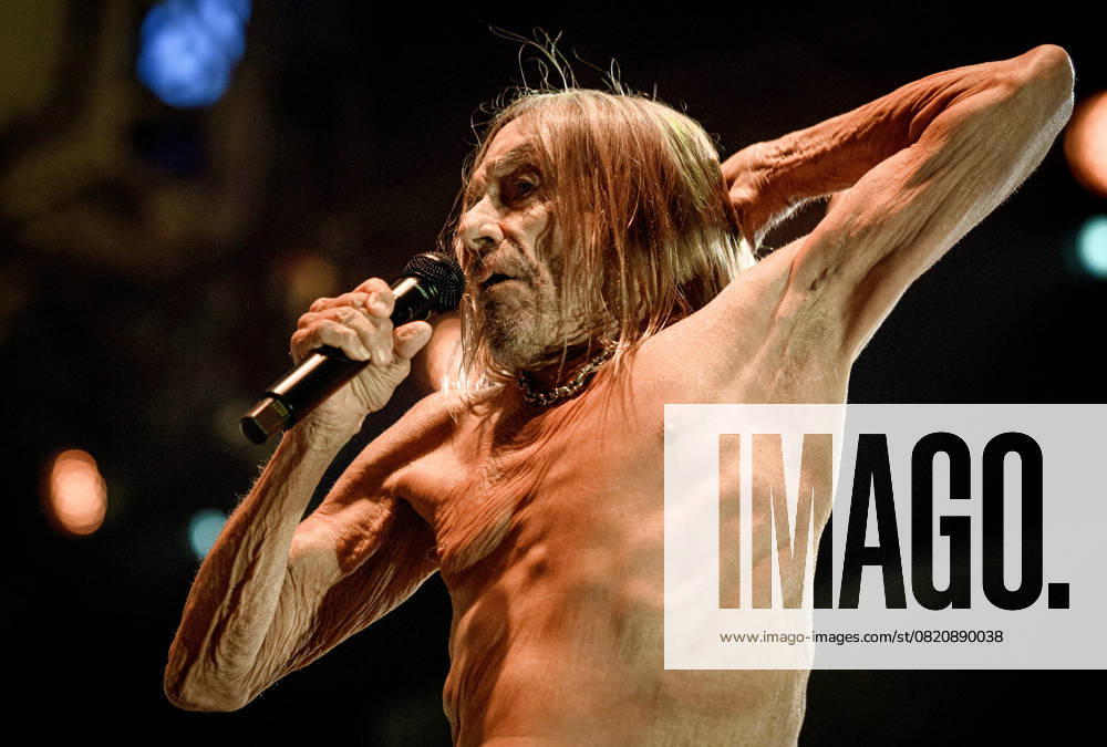 Bilder des Jahres 2025, Entertainment 05 Mai Iggy Pop in Alexandra Palace, London, UK, 28 May 2025. Punk legend, 78-year-old Iggy Pop, performs in Alexandra Palace, London, UK, 28 May 2025., Credit:Tina Korhonen Avalon