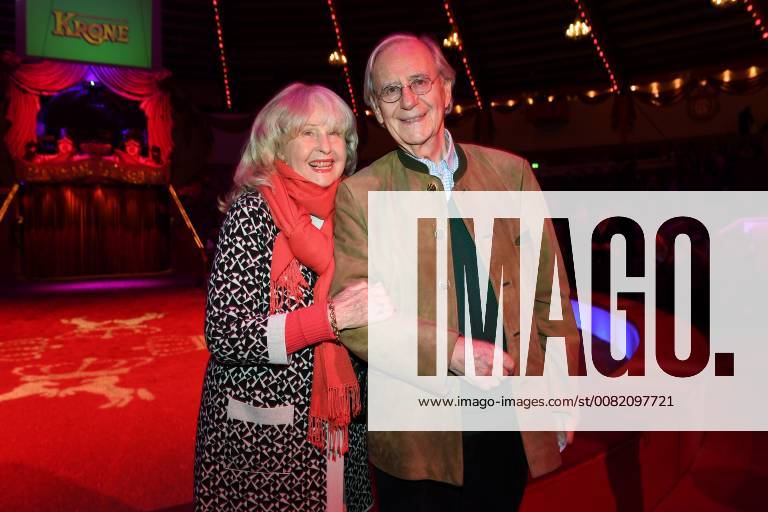 Wilfried Klaus with his wife Wera Premiere Circus Krone 3 Winter Program Manege Circus Kronebau Munich 01 03 2018