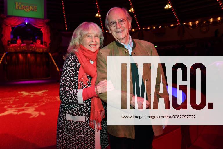 Wilfried Klaus with his wife Wera Premiere Circus Krone 3 Winter Program Manege Circus Kronebau Munich 01 03 2018
