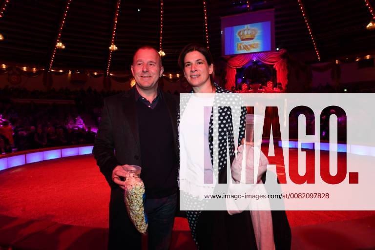 Heino Ferch with wife Marie Jeanette Premiere Circus Krone 3 Winter Program Manege Circus Kronebau Munich 01 03 2018