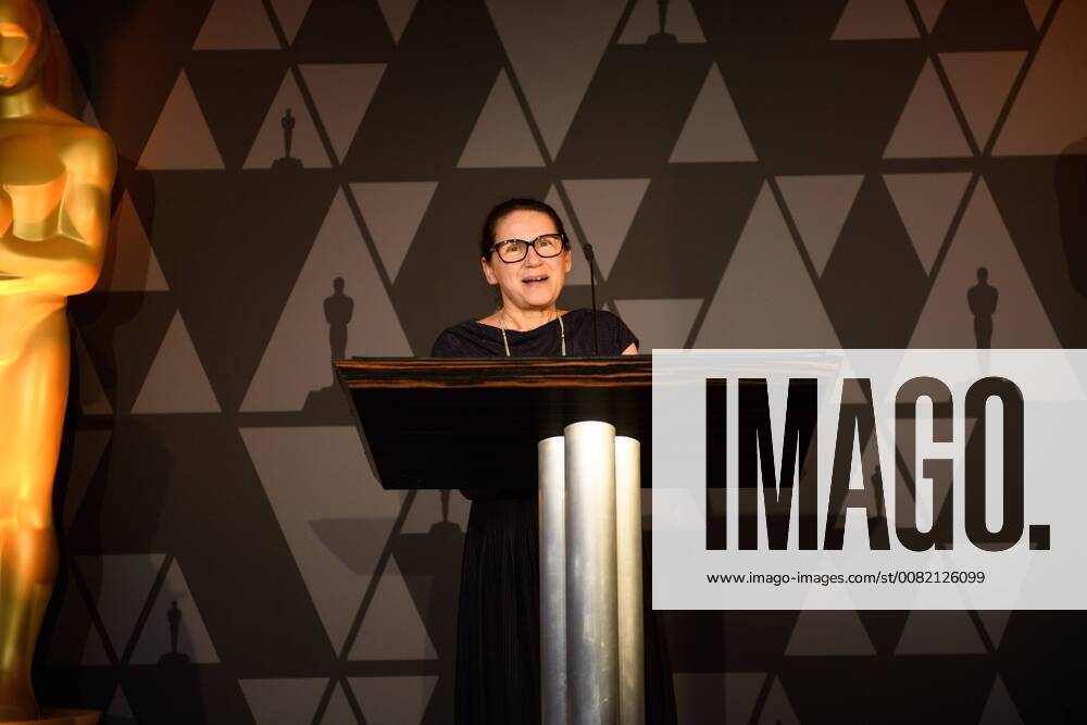 Beverly Hills, California, U.S. - ILDIKO ENYEDI director of the Oscar nominated foreign film On Body and Soul (Hungary), at the reception for the Foreign Language Film Award category for the 90th Oscars on Friday. Beverly Hills U.S. - ZUMAz03_ 20180302_shf_z03_226