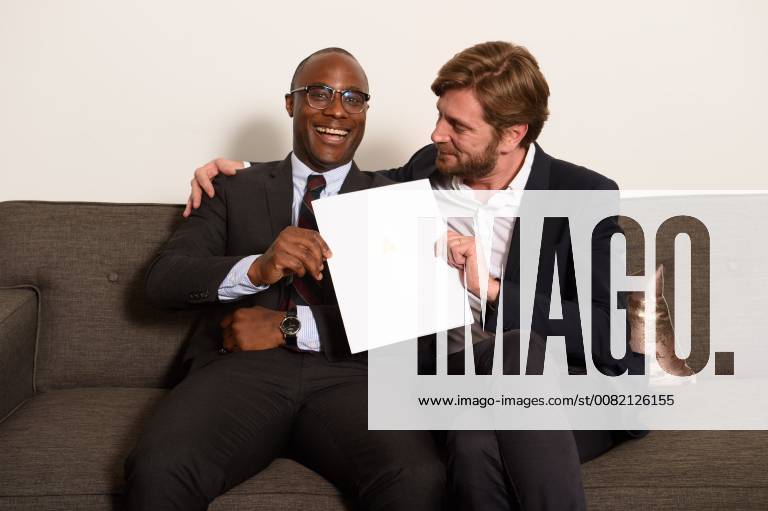 Beverly Hills, California, U.S. - Presenter BARRY JENKINS with RUBEN OSTLUND, director of the Oscar nominated foreign film The Square (Sweden), at the reception for the Foreign Language Film Award category for the 90th Oscars on Friday. Beverly Hills U.S. - ZUMAz03_ 20180302_shf_z03_201
