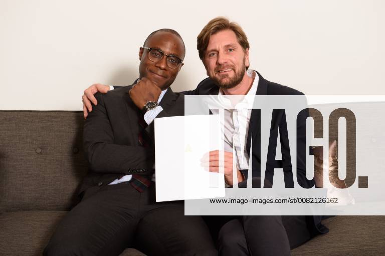 Beverly Hills, California, U.S. - Presenter BARRY JENKINS with RUBEN OSTLUND, director of the Oscar nominated foreign film The Square (Sweden), at the reception for the Foreign Language Film Award category for the 90th Oscars on Friday. Beverly Hills U.S. - ZUMAz03_ 20180302_shf_z03_200