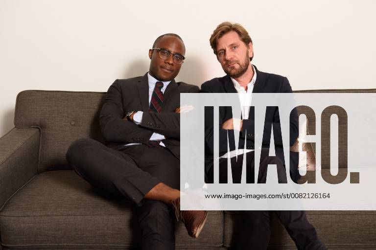 Beverly Hills, California, U.S. - Presenter BARRY JENKINS with RUBEN OSTLUND, director of the Oscar nominated foreign film The Square (Sweden), at the reception for the Foreign Language Film Award category for the 90th Oscars on Friday. Beverly Hills U.S. - ZUMAz03_ 20180302_shf_z03_204