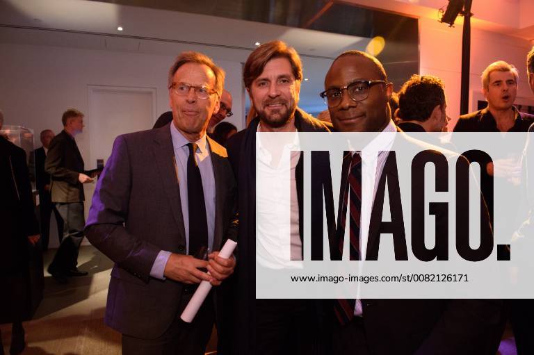 Beverly Hills, California, U.S. - Academy governor Mark Johnson, Ruben Ostlund, director of the Oscar nominated foreign film The Square (Sweden), and presenter BARRY JENKINS at the reception for the Foreign Language Film Award category for the 90th Oscars on Friday. Beverly Hills U.S. - ZUMAz03_ 20180302_shf_z03_190