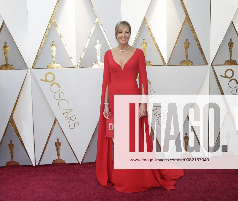 Actress Allison Janney arrives on the red carpet for the 90th annual Academy Awards at the Dolby Theatre in the Hollywood section of Los Angeles on March 4, 2018. LAP20180304034 JOHNxANGELILLO
