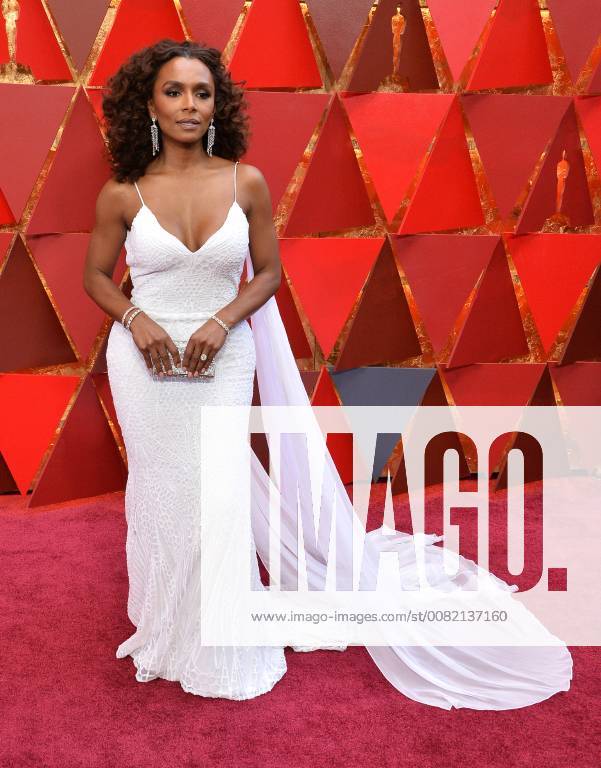 Writer Janet Mock arrives on the red carpet for the 90th annual Academy Awards at the Dolby Theatre in the Hollywood section of Los Angeles on March 4, 2018. LAP20180304832 JIMxRUYMEN