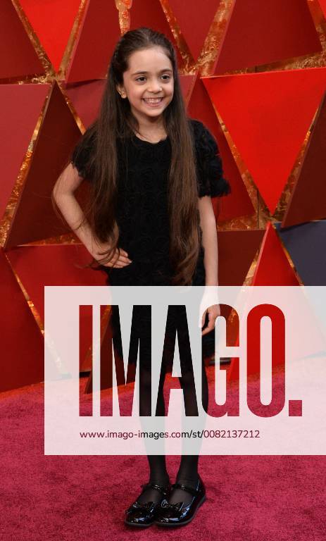 Bana al-Abed arrives on the red carpet for the 90th annual Academy Awards at the Dolby Theatre in the Hollywood section of Los Angeles on March 4, 2018. LAP20180304341 JIMxRUYMEN