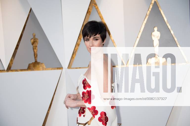 Paz Vega arrives on the red carpet of The 90th Oscars® at the Dolby® Theatre in Hollywood, CA on Sunday