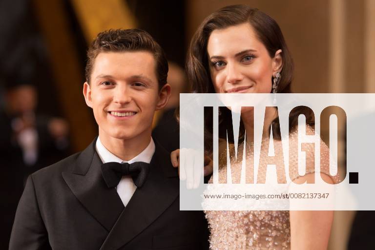 Tom Holland and Allison Williams arrive on the red carpet of The 90th OscarsÂ® at the DolbyÂ® Theatre in Hollywood, CA on Sunday