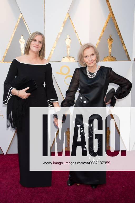 Eva Marie Saint and guest arrive on the red carpet of The 90th OscarsÂ® at the DolbyÂ® Theatre in Hollywood, CA on Sunday