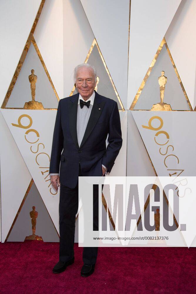 Christopher Plummer, Oscar nominee for Best Actor in a Supporting Role, arrives on the red carpet of The 90th Oscars® at the Dolby® Theatre in Hollywood, CA on Sunday
