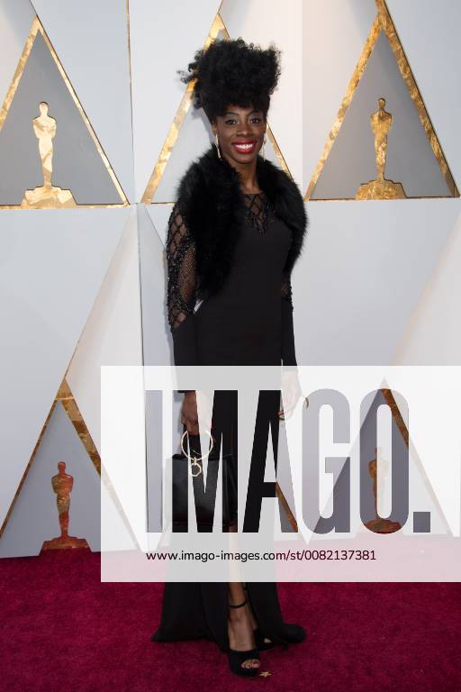 Breaion King arrives on the red carpet of The 90th Oscars® at the Dolby® Theatre in Hollywood, CA on Sunday