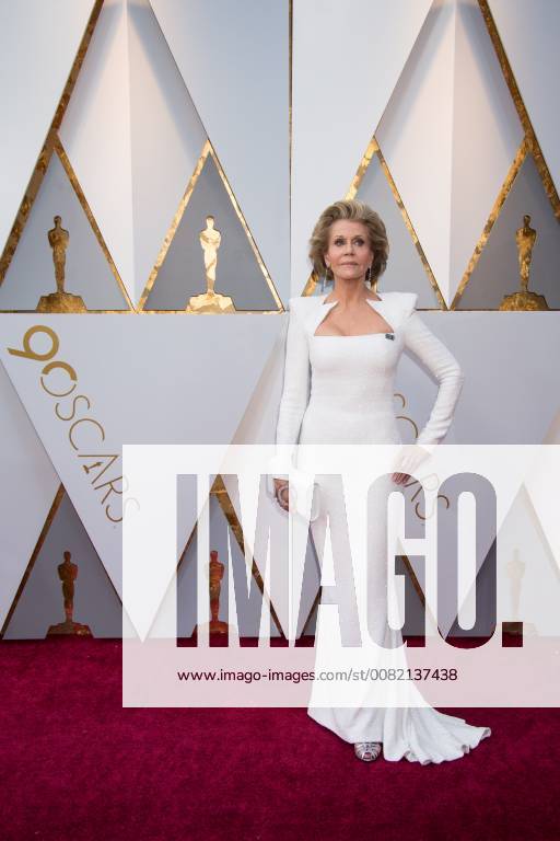 Jane Fonda arrives for the live ABC Telecast of The 90th OscarsÂ® at the DolbyÂ® Theatre in Hollywood, CA on Sunday