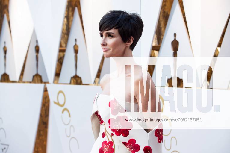 Paz Vega arrives on the red carpet of The 90th Oscars® at the Dolby® Theatre in Hollywood, CA on Sunday