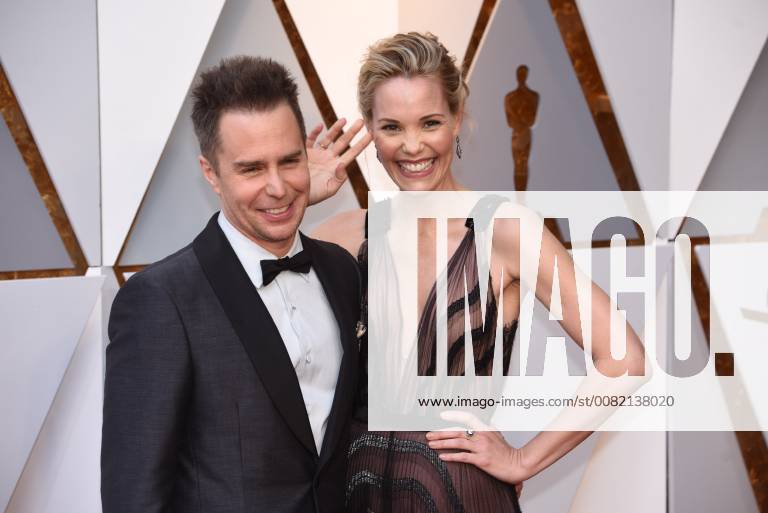Los Angeles, California, U.S. - SAM ROCKWELL AND LESLIE BIBB arrives on the red carpet for the 90th Annual Academy Awards at the Dolby Theatre. Los Angeles U.S. - ZUMAz03_ 20180304_zbp_z03_018