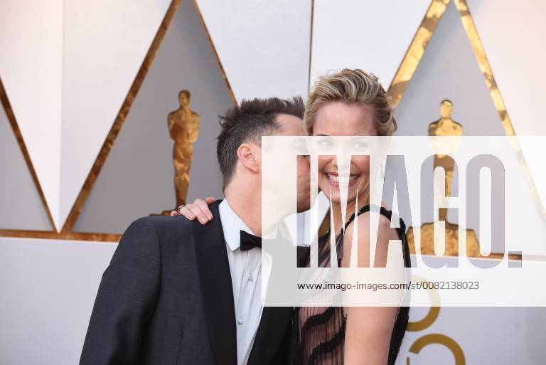 Los Angeles, California, U.S. - SAM ROCKWELL AND LESLIE BIBB arrives on the red carpet for the 90th Annual Academy Awards at the Dolby Theatre. Los Angeles U.S. - ZUMAz03_ 20180304_zbp_z03_021