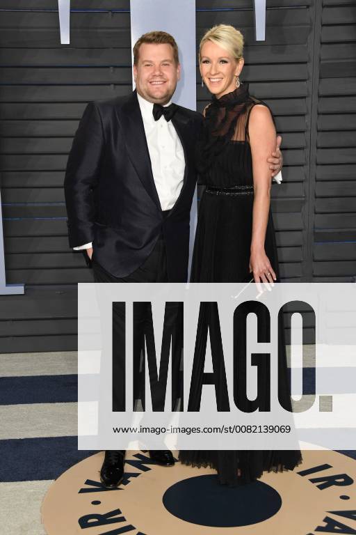 Los Angeles, CA, U.S. - 04 March 2018 - Los Angeles, California - James Corden, Julia Carey. 2018 Vanity Fair Oscar Party following the 90th Academy Awards held at the Wallis Annenberg Center for the Performing Arts. Photo Credit: AdMedia Los Angeles U.S. - ZUMAa123 20180304_zaa_a123_242