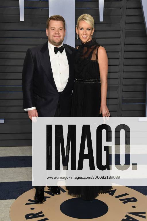 Los Angeles, CA, U.S. - 04 March 2018 - Los Angeles, California - James Corden, Julia Carey. 2018 Vanity Fair Oscar Party following the 90th Academy Awards held at the Wallis Annenberg Center for the Performing Arts. Photo Credit: AdMedia Los Angeles U.S. - ZUMAa123 20180304_zaa_a123_232