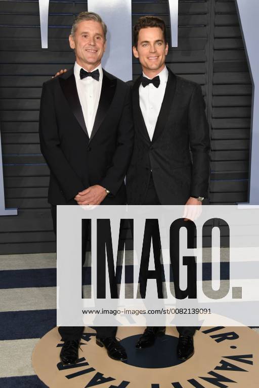 Los Angeles, CA, U.S. - 04 March 2018 - Los Angeles, California - Simon Halls, Matt Bomer. 2018 Vanity Fair Oscar Party following the 90th Academy Awards held at the Wallis Annenberg Center for the Performing Arts. Photo Credit: AdMedia Los Angeles U.S. - ZUMAa123 20180304_zaa_a123_236