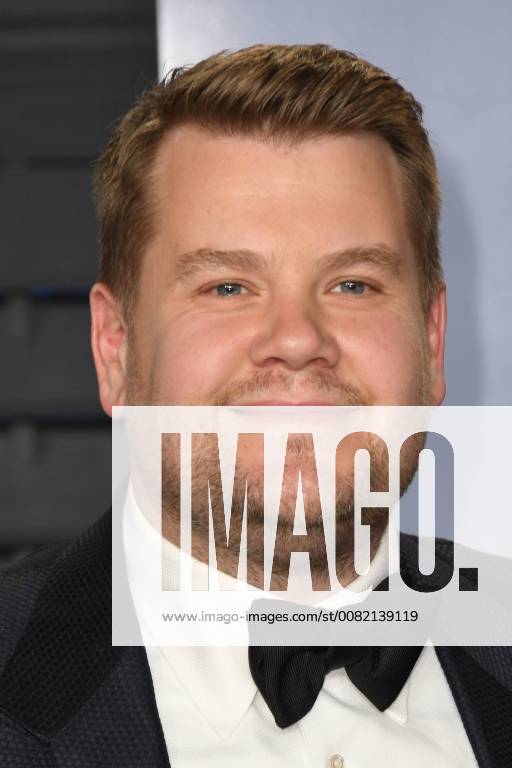 Los Angeles, CA, U.S. - 04 March 2018 - Los Angeles, California - James Corden. 2018 Vanity Fair Oscar Party following the 90th Academy Awards held at the Wallis Annenberg Center for the Performing Arts. Photo Credit: AdMedia Los Angeles U.S. - ZUMAa123 20180304_zaa_a123_227