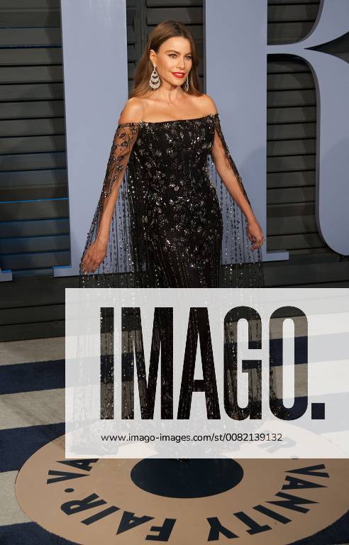 Beverly Hills, California, U.S - Sofia Vergara on the red carpet of the 2018 Vanity Fair Oscar Party held at the Wallis Annenberg Center in Beverly Hills, California on Sunday March 4, 2018. Beverly Hills U.S. - ZUMAp124 20180304_zaa_p124_022