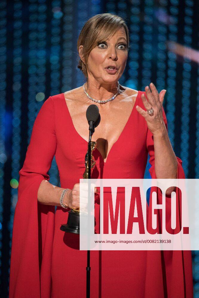 Allison Janney accepts the Oscar for performance by an actress in a supporting role, for her role in I, Tonya during the live ABC Telecast of The 90th Oscars® at the Dolby® Theatre in Hollywood, CA on Sunday