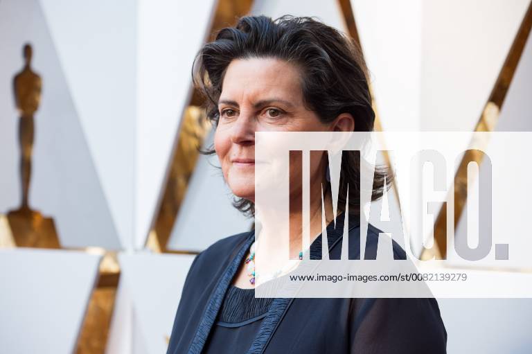Hollywood, California, U.S. - Oscar nominee for Best Film Editing, Tatiana S. Riegel arrives on the red carpet of The 90th Oscars at the Dolby Theatre in Hollywood. Hollywood U.S. - ZUMAz03_ 20180304_shf_z03_285