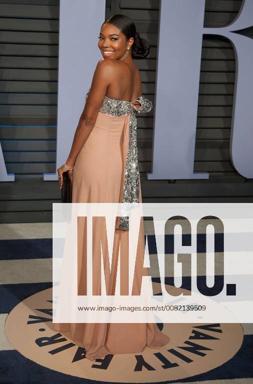 Beverly Hills, California, U.S - Gabrielle Union on the red carpet of the 2018 Vanity Fair Oscar Party held at the Wallis Annenberg Center in Beverly Hills, California on Sunday March 4, 2018. Beverly Hills U.S. - ZUMAp124 20180304_zaa_p124_048