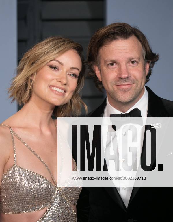 Beverly Hills, California, U.S - Olivia Wilde (L) and actor Jason Sudeikis on the red carpet of the 2018 Vanity Fair Oscar Party held at the Wallis Annenberg Center in Beverly Hills, California on Sunday March 4, 2018. Beverly Hills U.S. - ZUMAp124 20180304_zaa_p124_103