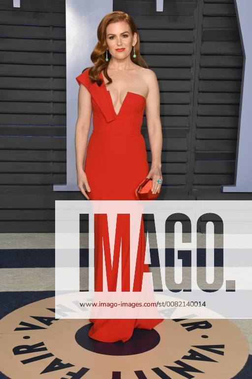 Los Angeles, CA, U.S. - 04 March 2018 - Los Angeles, California - Isla Fisher. 2018 Vanity Fair Oscar Party following the 90th Academy Awards held at the Wallis Annenberg Center for the Performing Arts. Photo Credit: AdMedia Los Angeles U.S. - ZUMAa123 20180304_zaa_a123_563
