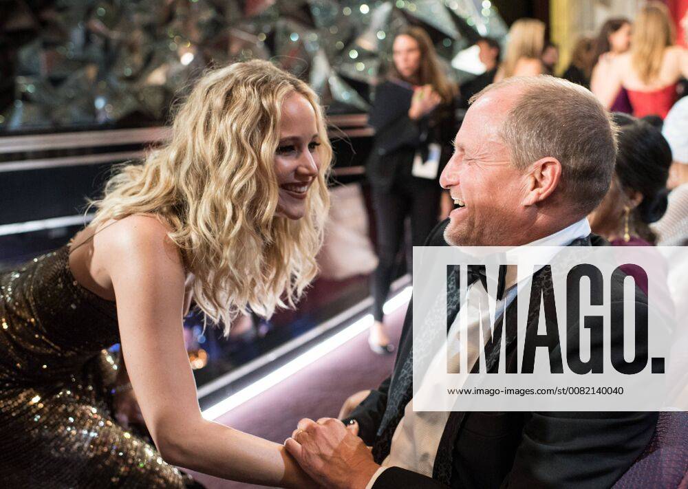 Kate Hudson and Oscar nominee Woody Harrelson at The 90th Oscars® at the Dolby® Theatre in Hollywood, CA on Sunday