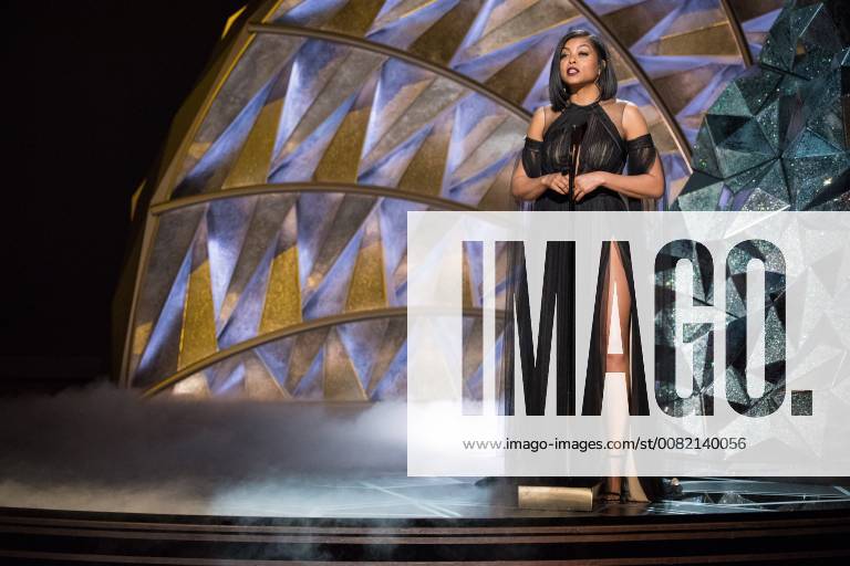 Taraji P. Henson presents during the live ABC telecast of The 90th Oscars® at the Dolby® Theatre in Hollywood, CA on Sunday
