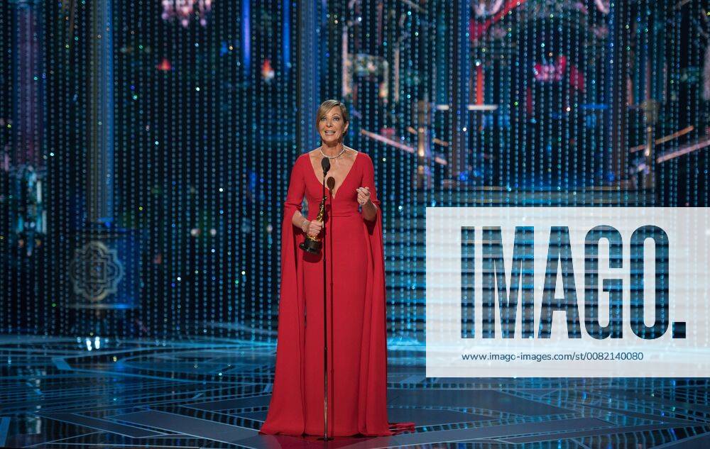 Allison Janney accepts the Oscar for Performance by an Actress in a Supporting Role, for her role in I, Tonya during the live ABC Telecast of The 90th OscarsÂ® at the DolbyÂ® Theatre in Hollywood, CA on Sunday