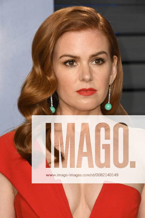 Los Angeles, CA, U.S. - 04 March 2018 - Los Angeles, California - Isla Fisher. 2018 Vanity Fair Oscar Party following the 90th Academy Awards held at the Wallis Annenberg Center for the Performing Arts. Photo Credit: AdMedia Los Angeles U.S. - ZUMAa123 20180304_zaa_a123_581