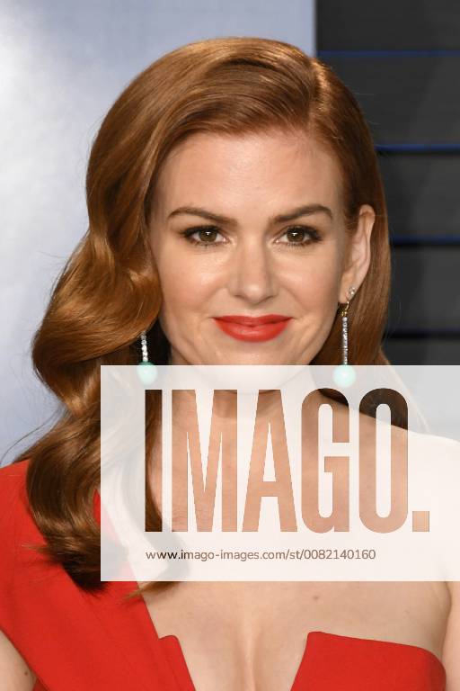 Los Angeles, CA, U.S. - 04 March 2018 - Los Angeles, California - Isla Fisher. 2018 Vanity Fair Oscar Party following the 90th Academy Awards held at the Wallis Annenberg Center for the Performing Arts. Photo Credit: AdMedia Los Angeles U.S. - ZUMAa123 20180304_zaa_a123_573