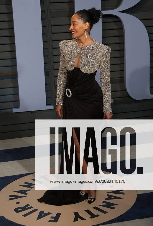 Beverly Hills, CALIFORNIA, UNITED STATES OF AMERICA - Tracee Ellis Ross on the red carpet of the 2018 Vanity Fair Oscar Party held at the Wallis Annenberg Center in Beverly Hills, California on Sunday March 4, 2018. JAVIER ROJAS PI Beverly Hills UNITED STATES OF AMERICA - ZUMAp124 20180304_zaa_p124_127
