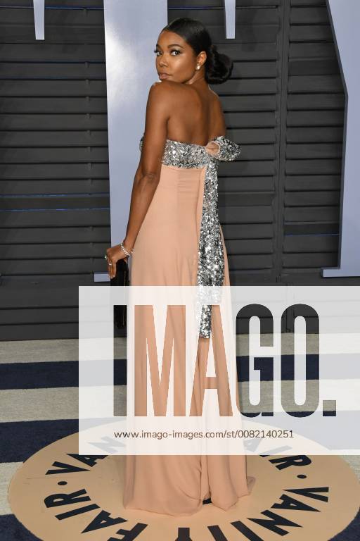 Los Angeles, CA, U.S. - 04 March 2018 - Los Angeles, California - Gabrielle Union. 2018 Vanity Fair Oscar Party following the 90th Academy Awards held at the Wallis Annenberg Center for the Performing Arts. Photo Credit: AdMedia Los Angeles U.S. - ZUMAa123 20180304_zaa_a123_549