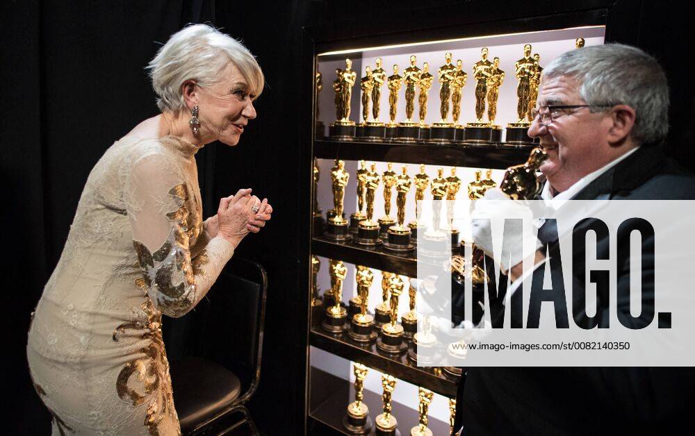 Helen Mirren backstage during the live ABC Telecast of The 90th Oscars® at the Dolby® Theatre in Hollywood, CA on Sunday