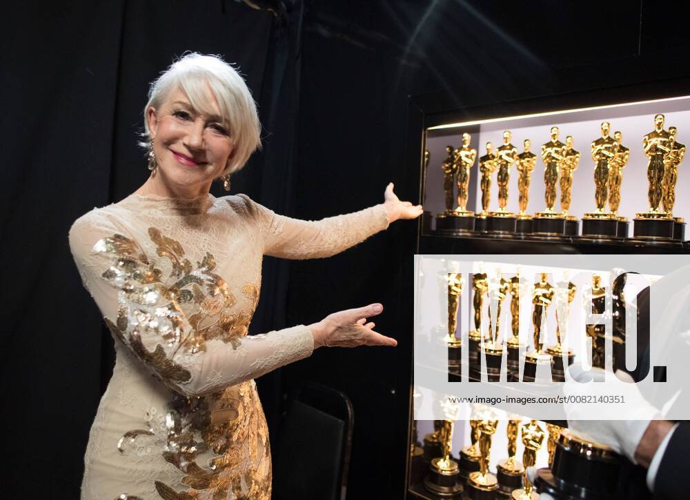 Helen Mirren backstage during the live ABC Telecast of The 90th OscarsÂ® at the DolbyÂ® Theatre in Hollywood, CA on Sunday