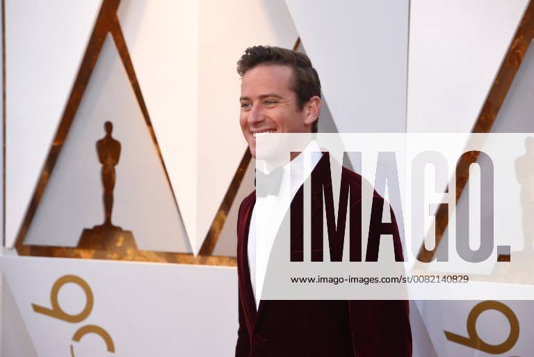 Los Angeles, California, U.S. - ARMIE HAMMER arrives on the red carpet for the 90th Annual Academy Awards at the Dolby Theatre. Los Angeles U.S. - ZUMAz03_ 20180304_zbp_z03_196