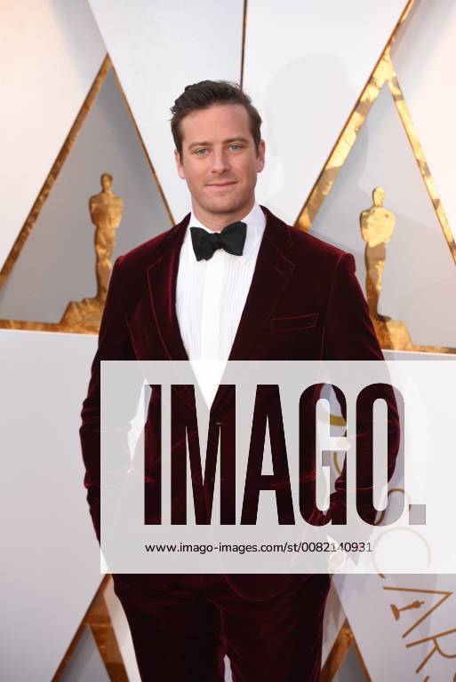 Los Angeles, California, U.S. - ARMIE HAMMER arrives on the red carpet for the 90th Annual Academy Awards at the Dolby Theatre. Los Angeles U.S. - ZUMAz03_ 20180304_zbp_z03_194