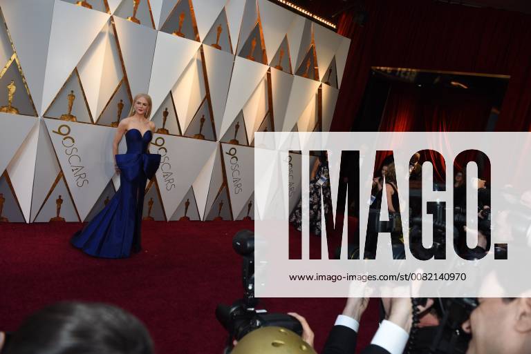 Los Angeles, California, U.S. - NICOLE KIDMAN arrives on the red carpet for the 90th Annual Academy Awards at the Dolby Theatre. Los Angeles U.S. - ZUMAz03_ 20180304_zbp_z03_203