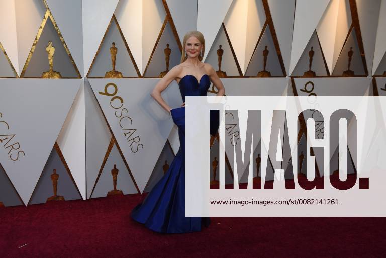 Los Angeles, California, U.S. - NICOLE KIDMAN arrives on the red carpet for the 90th Annual Academy Awards at the Dolby Theatre. Los Angeles U.S. - ZUMAz03_ 20180304_zbp_z03_212