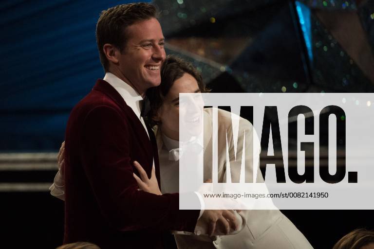 Armie Hammer and Timothee Chalamet during the live ABC Telecast of The 90th Oscars® at the Dolby® Theatre in Hollywood, CA on Sunday