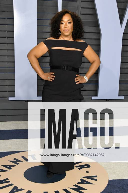 2018 Vanity Fair Oscar Party a Los Angeles. 04 March 2018 - Los Angeles, California - Shonda Rhimes. 2018 Vanity Fair Oscar Party following the 90th Academy Awards held at the Wallis Annenberg Center for the Performing Arts. Photo Credit: Birdie Thompson AdMedia 224702 2018-03-04 CA Los Angeles Etats-Unis